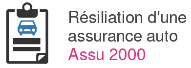 resiliation assurance auto assu 2000