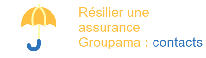 résilier assurance groupama contacts