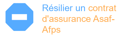 résilier assurance Asaf-Afps